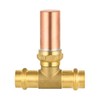 EFIELD 1/2-Inch Copper Press Tee Connection, Copper Made Water Hammer
