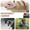 NUGUTIC Pet Stroller with 4 Wheels, Dog Stroller with Detachable
