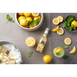 Tuscanini Organic Cold Pressed Sparkling Lemon Soda (6 Pack) Contains 16% Real Juice! No Food Coloring or Artificial Flavors, Product of Italy