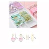 Buer Homie Paper Clips Binder Clips Office Stationery Set, 4-Grid