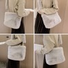 VALICLUD 1Pc Plush Shoulder Bag with Large Capacity Chic Messenger