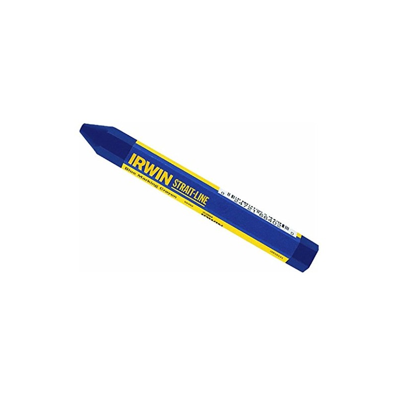 IRWIN Tools STRAIT-LINE Lumber Crayons, Blue (66402)
