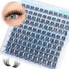 PHKERATA Natural Lash Clusters Wispy Eyelash Clusters, Eyelash Extensions C