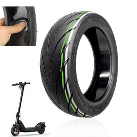 RidTianTek 9.5x2.50 Tubeless Tire 9.5 Inch with Live Glue Repairable for NIU KQi3/Pro/Max Electric Scooter Accessories, Rear Front Wheel Replacement, Non-Slip, Shockproof, Self Repairing (1 Pack)