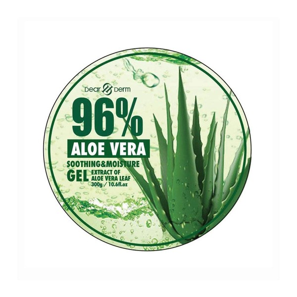 [Korean Cosmetics] Dearderm 96% Aloe Vera Soothing & Moisture Gel 10.58fl.oz/313ml