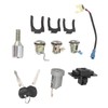 Car Full Lock Cylinder Key Set MR259111 Replacement for Mitsubishi