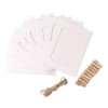 DOITOOL 10-Piece Photo Frame Paper DIY Photo Frame Hanging Set