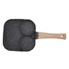 3 in 1 Breakfast Pan Prevents Stick Heat Resistant Divided