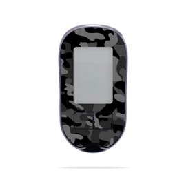 MightySkins Skin Compatible with Accu-Chek Aviva Plus - Black Camo | Protective, Durable, and Unique Vinyl Decal wrap Cover | Easy to Apply, Remove, and Change Styles | Made in The USA