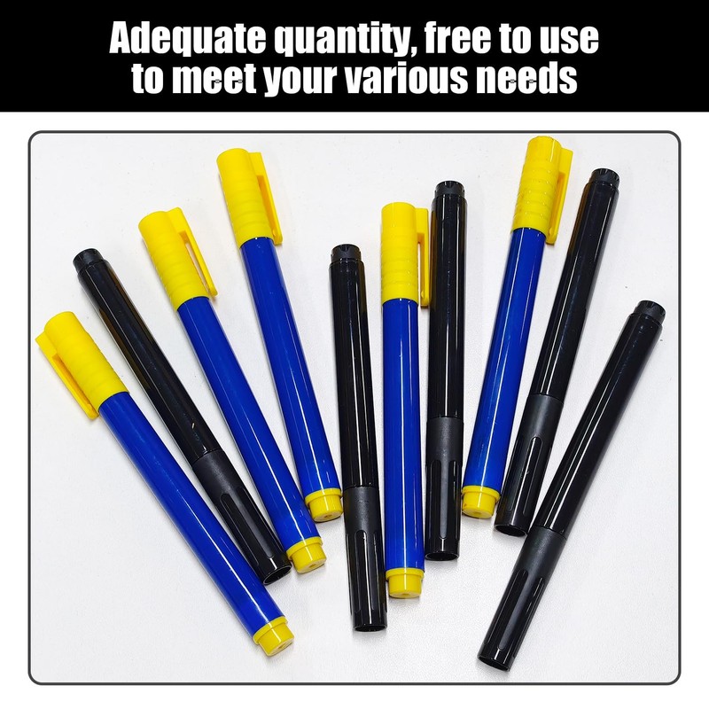 10 Pieces of Banknote Checker Pen, Counterfeit Coin Detection Pen,