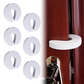 Door Pinch Guard,Safety Door Stopper,Door Finger Guards,6 pc Foam Child Door Stopper,Baby Safety Finger Pinch Guard,Door Slam Stopper,Prevent Finger Pinch Injuries,White