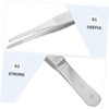 Baluue Precision Stainless Steel Eyebrow Tweezers Slanted Tip Facial Hair