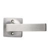 GOBEKOR 1 Pack Brushed Nickel Dummy Door Handle,Single Sided Lever