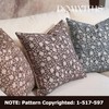 DOMVITUS Floral Pillow Covers 20x20, Throw Pillows for Couch, Block