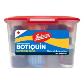 Botiquín Primeros Auxilios Jaloma Caja Plástica, 22 piezas