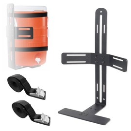 Water Cooler Mount Rack, 5 Gallon Steel Water Cooler Bucket Holder for RV, Truck, Cart, UTV, Mower, Landscape Trailer and Camping.