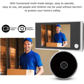 Door Viewer for Household, 3.5 Inch, Security Camera, LCD Digital Digital Electronic with Motion Sensor Degree, Electronic Cat Eye Camera System