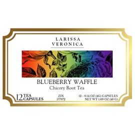 Blueberry Waffle Chicory Root Tea (Single Serve K-Cup Pods) (12 pods, ZIN: 577972) - 2 Pack