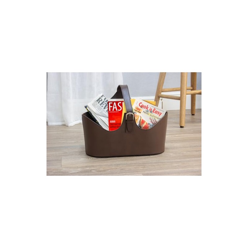 Healthy Living Direct Faux Leather Magazine Holder