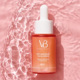 Anti-Age Boost Facial Serum – Hyaluronic Acid Skincare for Skin Repair, Hydration & Wrinkle Reduction, Nourishing & Rejuvenating Daily Face Treatment