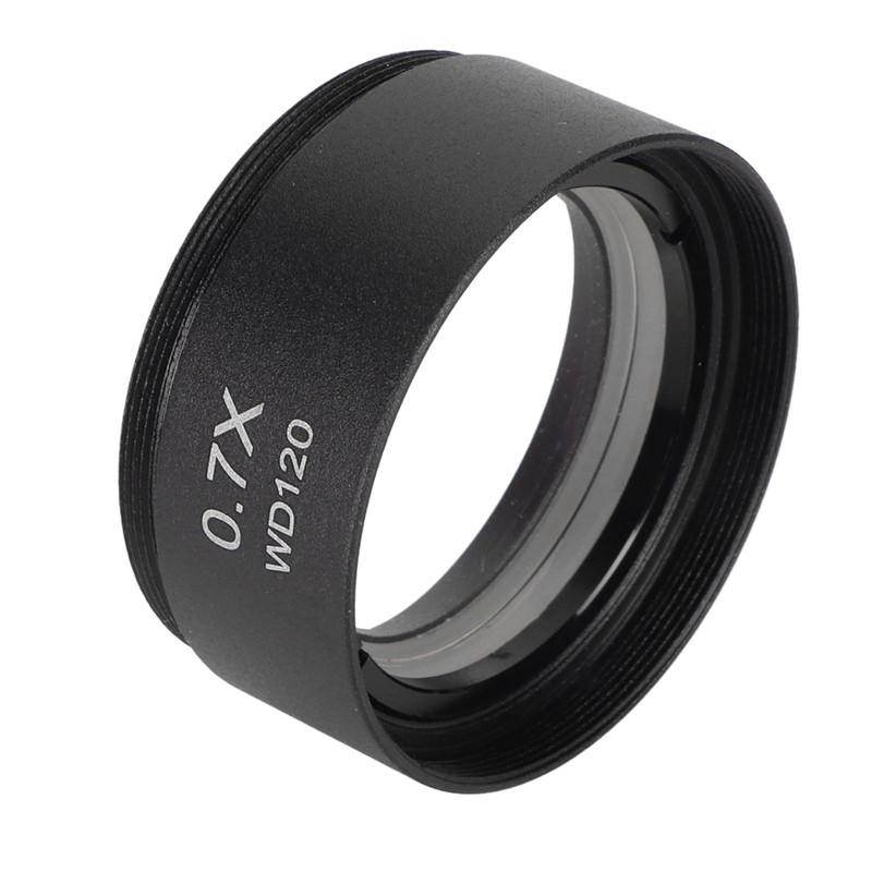 0.7X Stereo Microscope Objective Lens HD Large View Metal Auxiliary