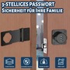 Hasp Lockable 4 Inch Security Hasp, Combination Lock, Door Lock,