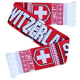 Switzerland (Schweiz World Cup Football Fans Scarf (100% Acrylic)