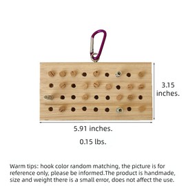 Parrot Chewing Toy with Wooden Corks and Paper Tubs Parrot Hanging Chewing Toy Wear-Resistant Parrot Toy Wooden Parrot Toys Bird Toy Interesting Parrot Toy Bird Cage Toy