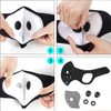 ewolee Mask Filter 4 Pack for Replacement Filter Sports Mask Airsoft