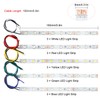 YIXISI 15 PCS 150mm Prewired Strip LED, 12V - 18V