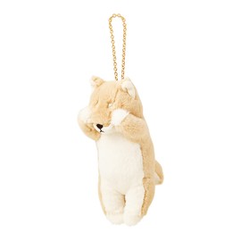 Livheart 97123-44 By the Scruff of the Neck Shibainu Dog Reel, Total Length: Approx. 5.9 inches (15 cm), Holds Small Items, Cute