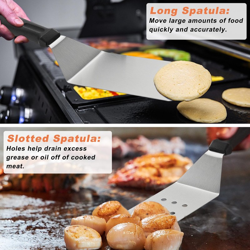 N NOBLE FAMILY 26 PCS BBQ Griddle Accessories Kit, Griddle
