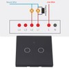 Remote Control Switch 2 Way WiFi AC 80‑260V 10A Touch