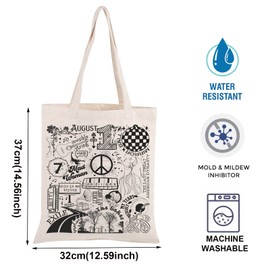 TOBGBE Singer Fan Gift Album Name Inspired Tour Concert Tote Bags Music Lover Merchandise Song Lyric Gift (Last Great CA)
