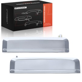A-Premium Outside Exterior Door Handles Compatible with Nissan Sentra 1982-1986, Pathfinder 1987-1995, Pickup 1995-1997, D21 1986-1994, 720 1986, Chrome, 2-PC Set, Front or Rear Side