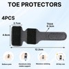 4pcs Anti-Slip Hammer Toe Corrector, Adjustable Toe Straighteners, Toe Splint