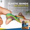 400pk SOL Elastic Bands | Rubber Bands Assorted Sizes |