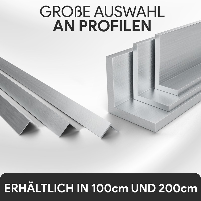Aluminium Angle Profile, 30 x 15 x 2 mm, 2