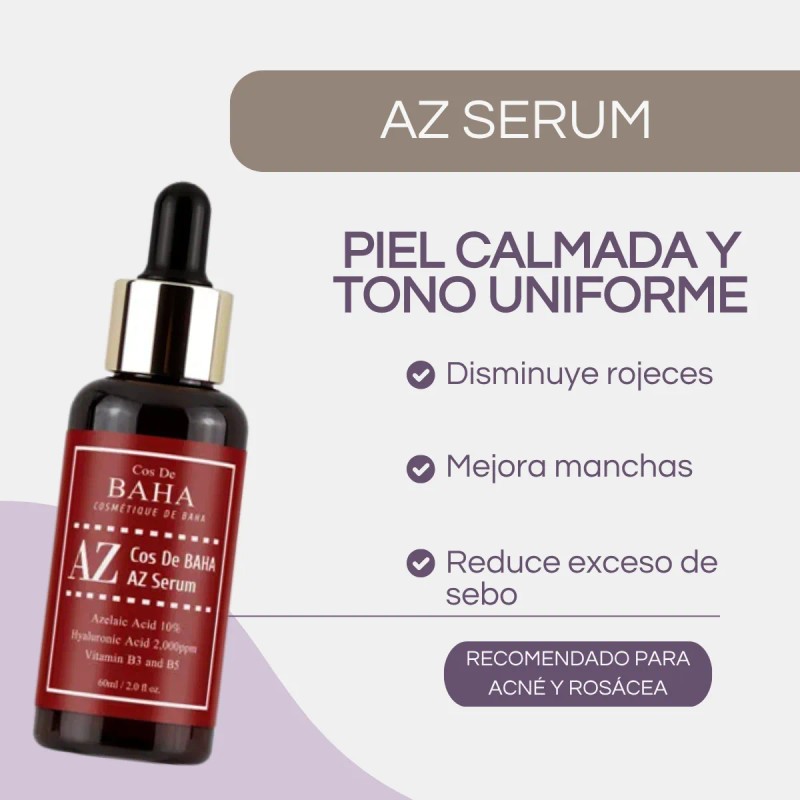 Suero Facial Cos De Baha Az Ácido Azelaico 10% 60ml