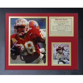 Warrick Dunn - Florida State 11" x 14" Framed Photo Collage by Legends Never Die, Inc.