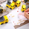 Valentines Day Gifts for Kids-24 Pack Valentines Cards with Construction