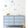 Boho Smiley Happy Faces Polka Dot Wall Decals Baby Nursery