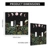 Pine Forest Green Witch Moon Phase Toggle Light Switch Wall