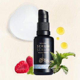 PHYTOMED | Gesichtsserum mit Hyaluron | Bio Rosenwasser & Knospenextrakte | 30ml | Feuchtigkeitsspendend | Glättend | 100% natürlich & vegan | Naturkosmetik | Made in Switzerland