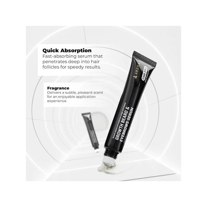 Abera Ginb Advanced Growth Beard & Eyebrows Serum For Men