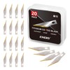 EHDIS Precision Craft Hobby Knife Blades # 11 Titanium Coated