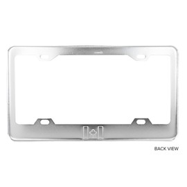 Grand General 60424 Chrome License Plate Frame with 4 Holes