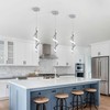 Modern Led Pendant Light Fixtures,6000K Cool White Spiral Led Pendant