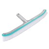 18in Swimming Pool Brush Plastic Nylon Stainless Steel Cleaning Tool