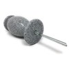 OPTIMUM Memorial Cemetery Flower Vase - Plastic (Light Grey Granite)